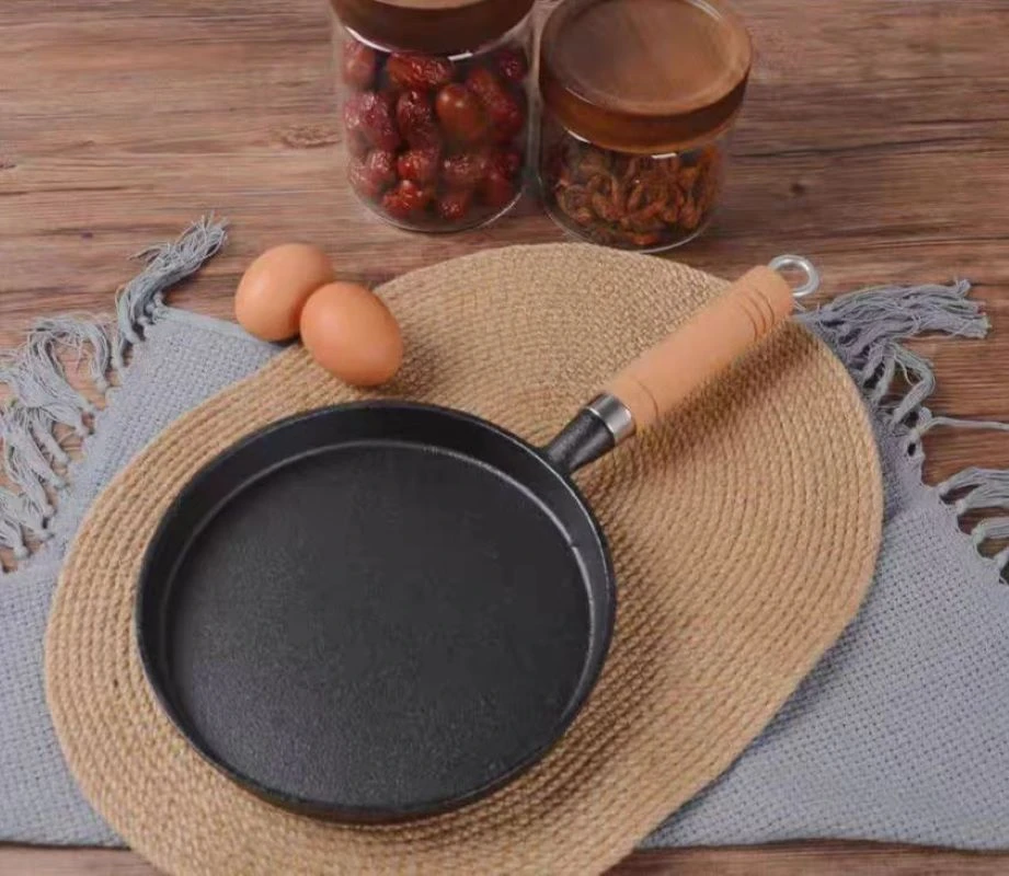 20cm家用手抓饼平底锅煎蛋煎牛排锅煎饼果子工具无涂层