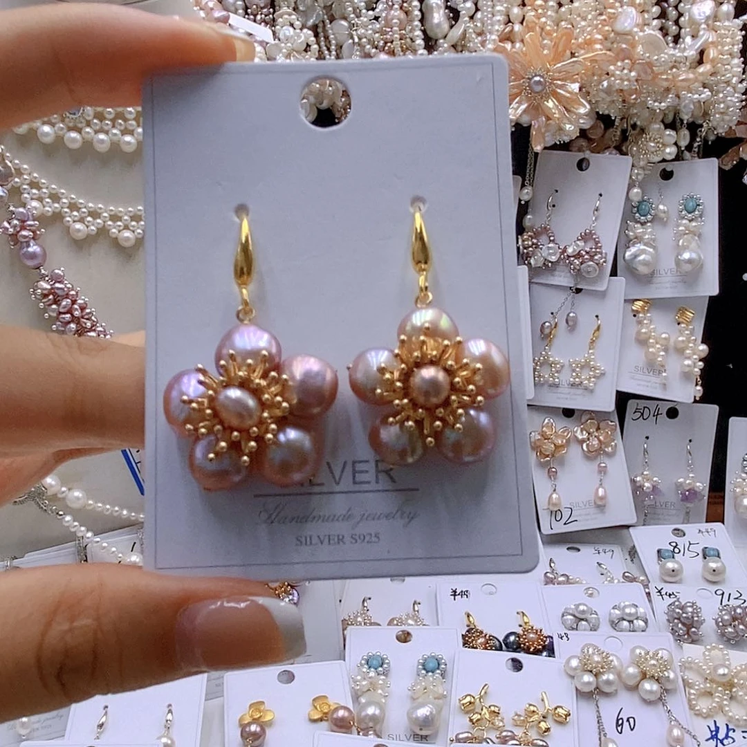 颈饰银S925镶嵌淡水珍珠