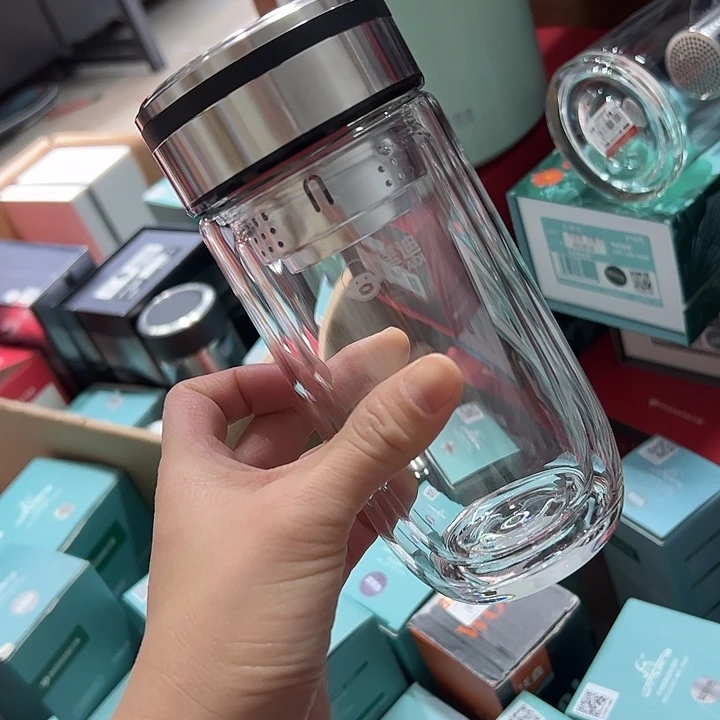 匡迪  390ml  鹅蛋杯黑 玻璃杯