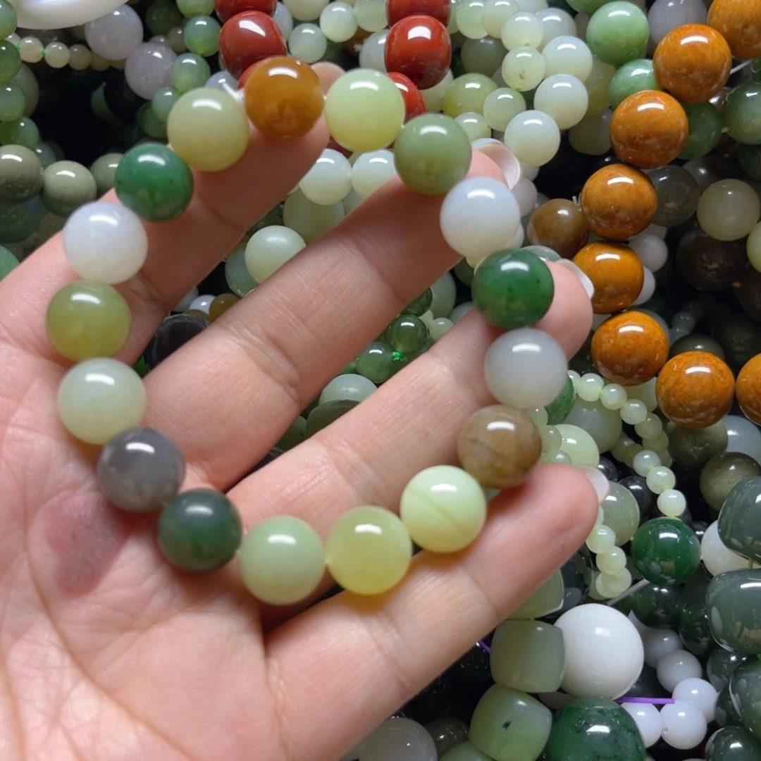 和田玉手链未镶嵌多样性