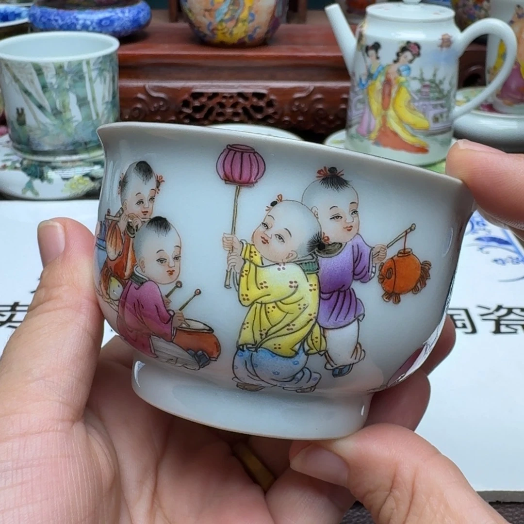 景德镇手工手绘展示