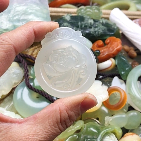 蛇纹石玉手镯未镶嵌用****0