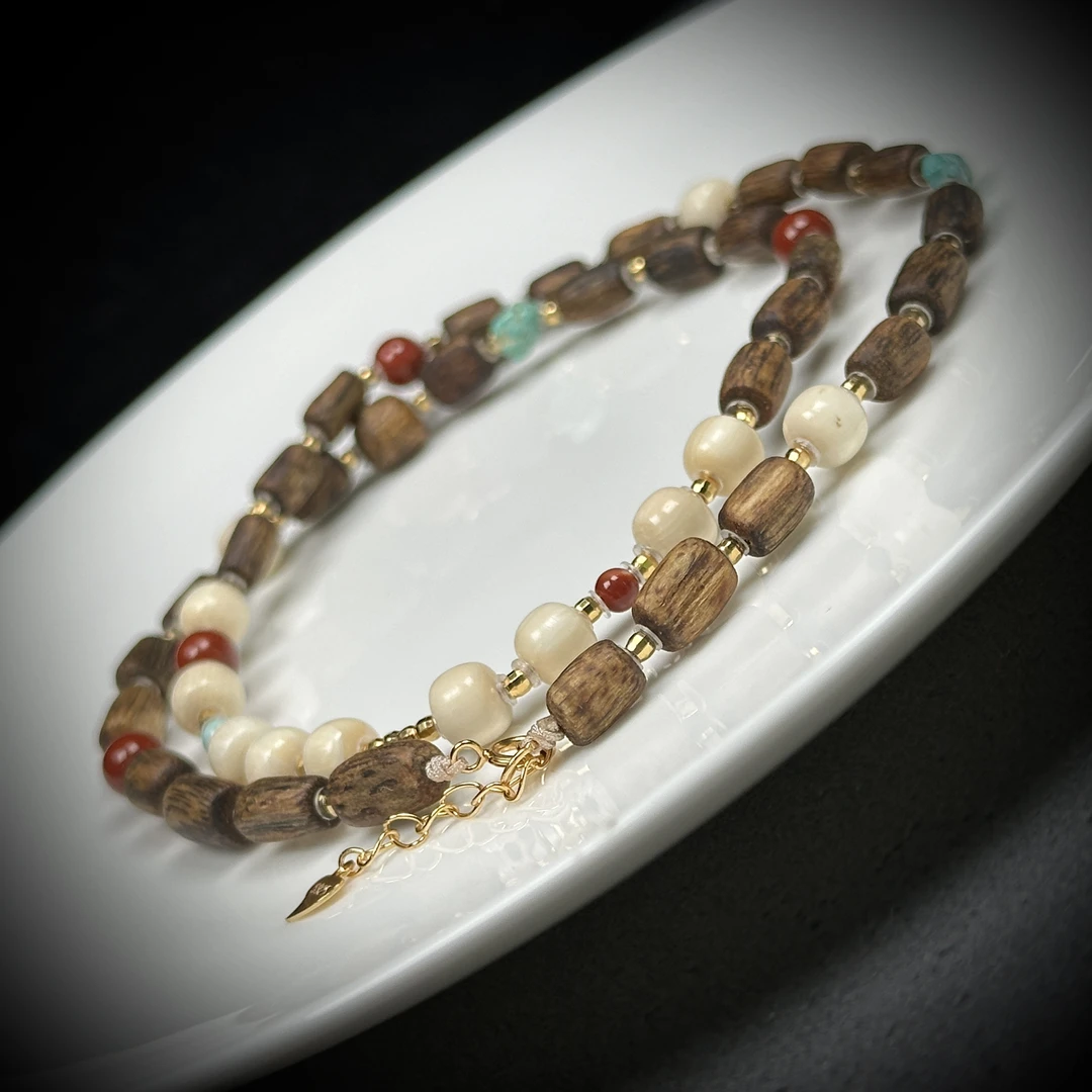 A017天然猛犸牙 脖挂6mm随机一个