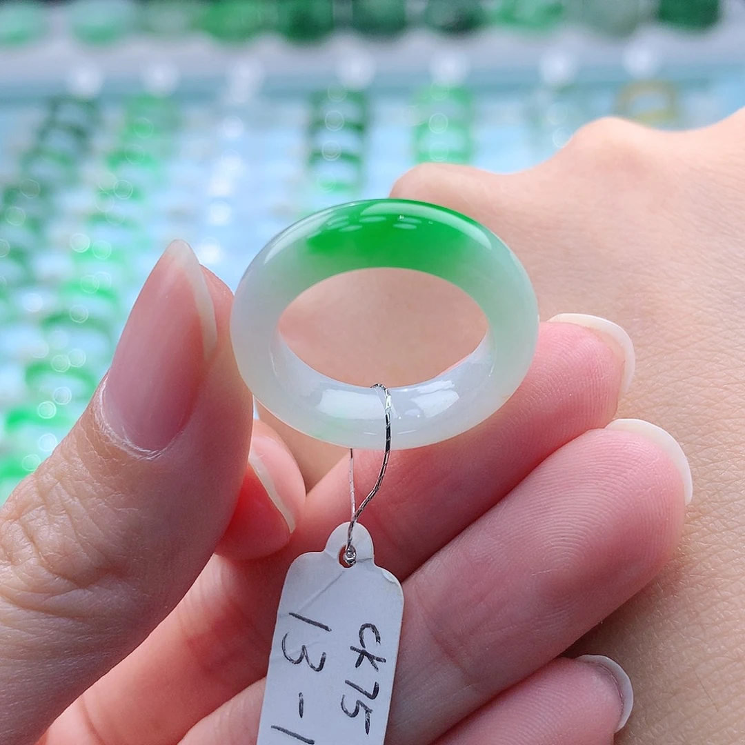 未镶嵌戒指翡翠A货缅甸翡翠