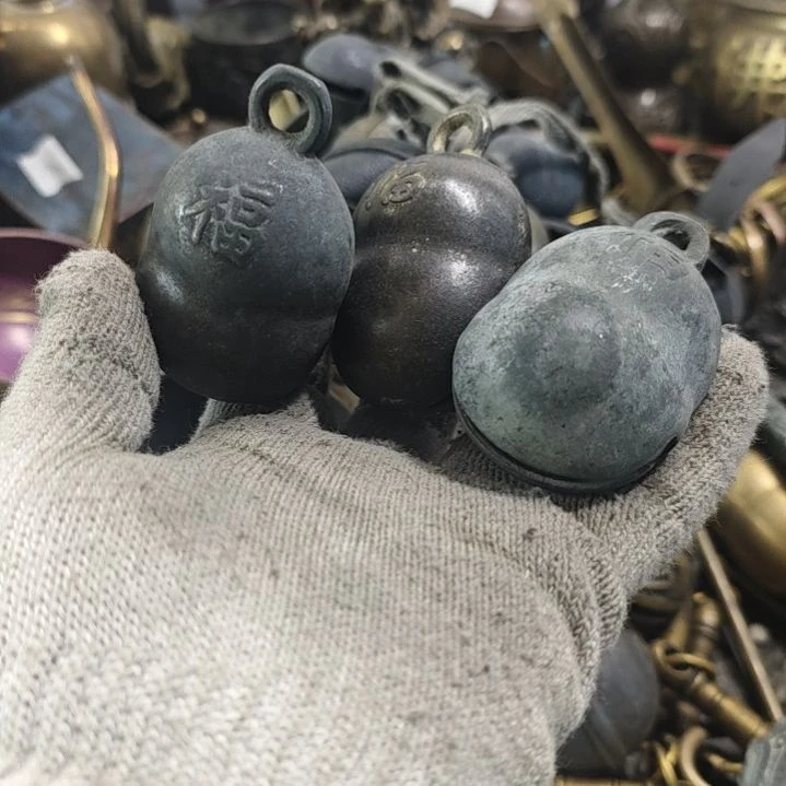 1***角闪电购铜摆件工艺品