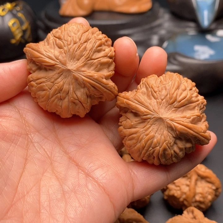 文玩核桃把件毕业磨45尺