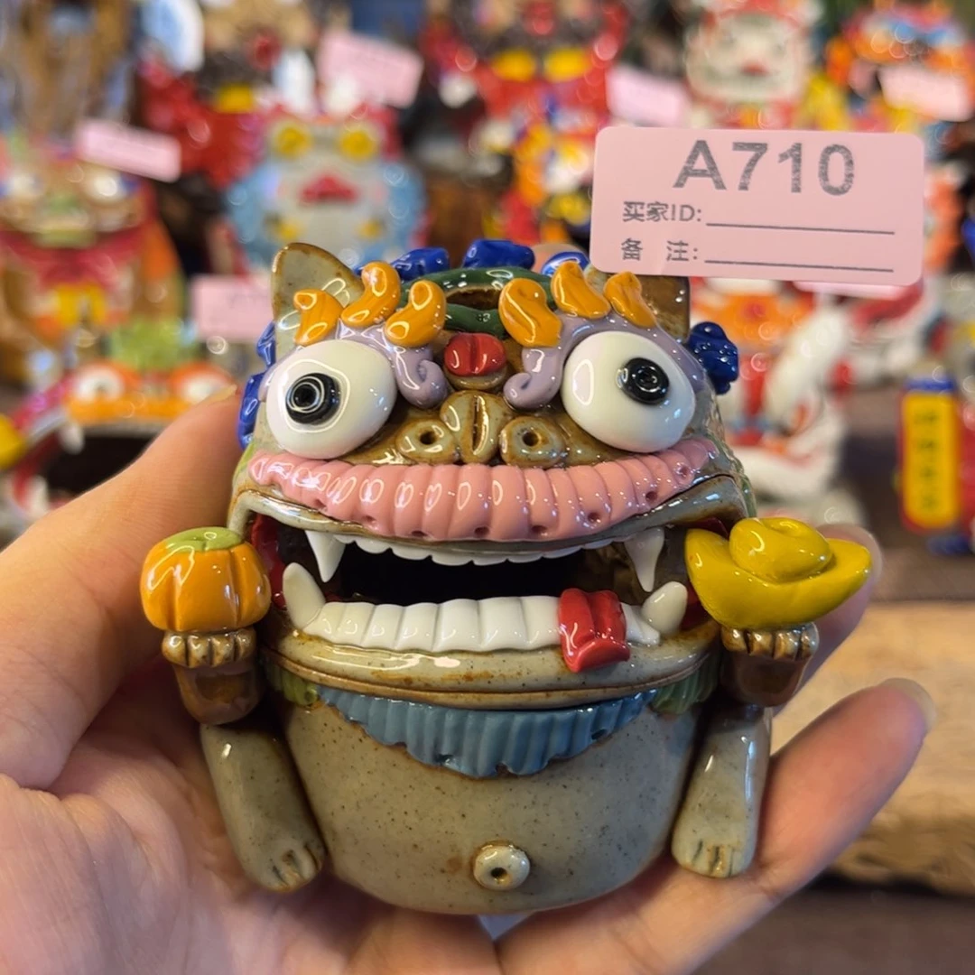 泥塑纯手工茶宠摆件