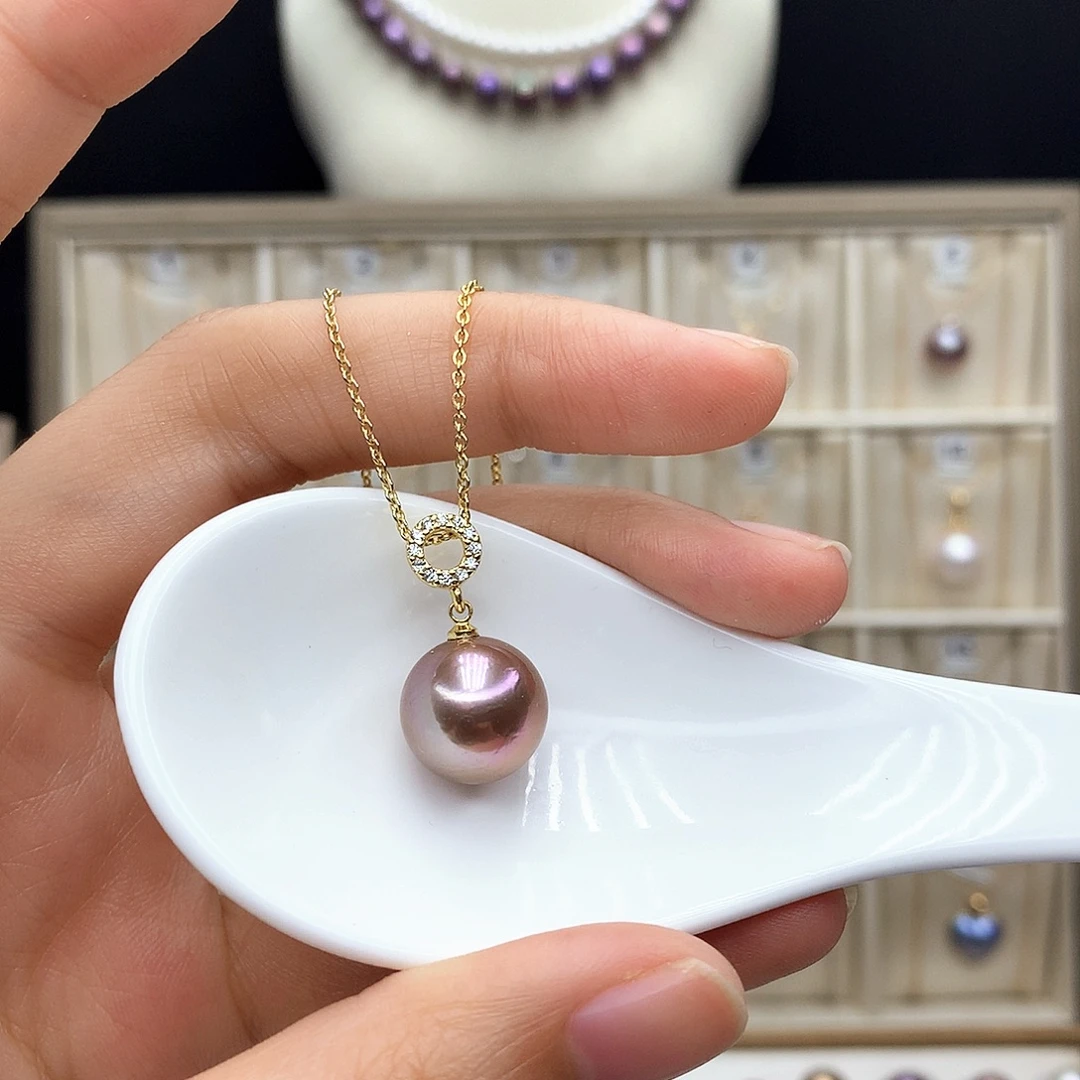 颈饰合金淡水珍珠