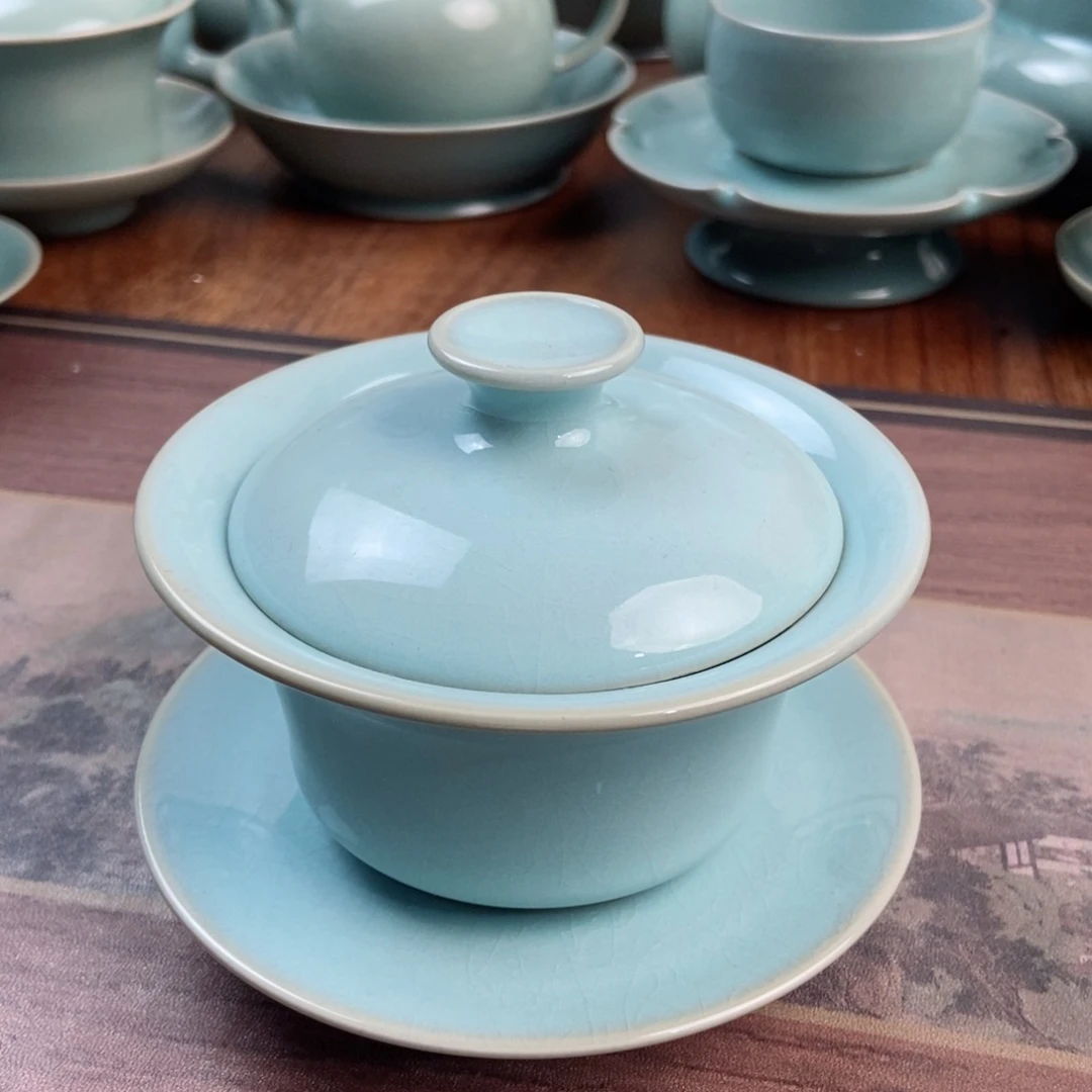 摆件原产地原矿汝瓷～茶器