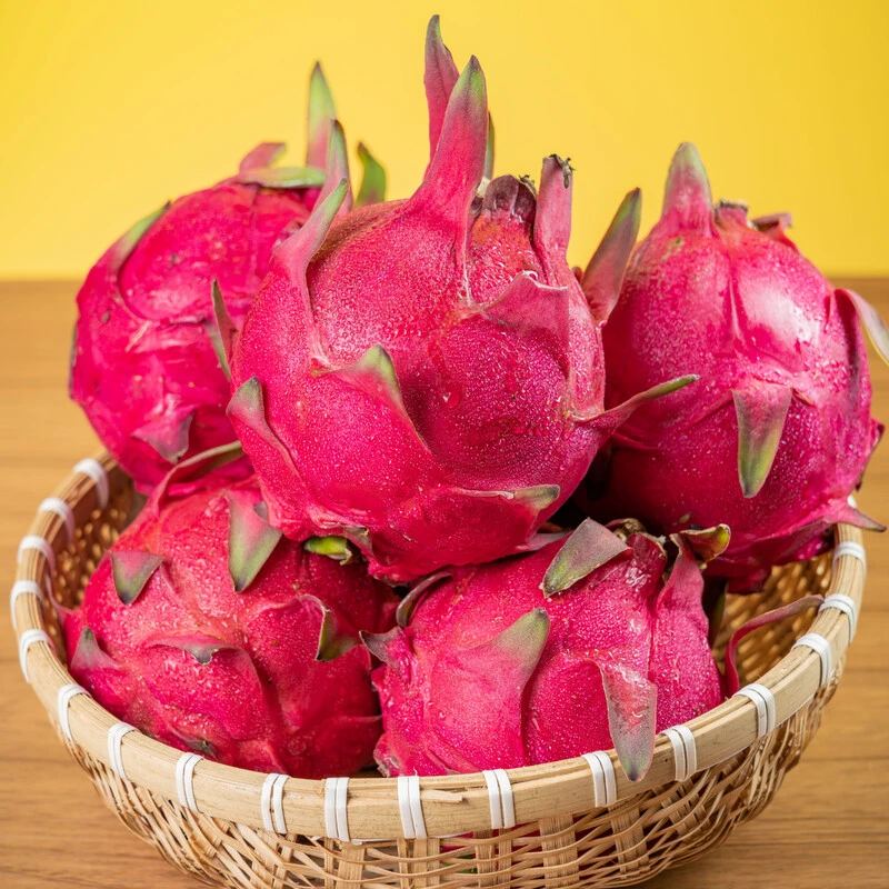 【新人福利】云南头茬高山西双版纳火龙果带箱5斤 新鲜采摘