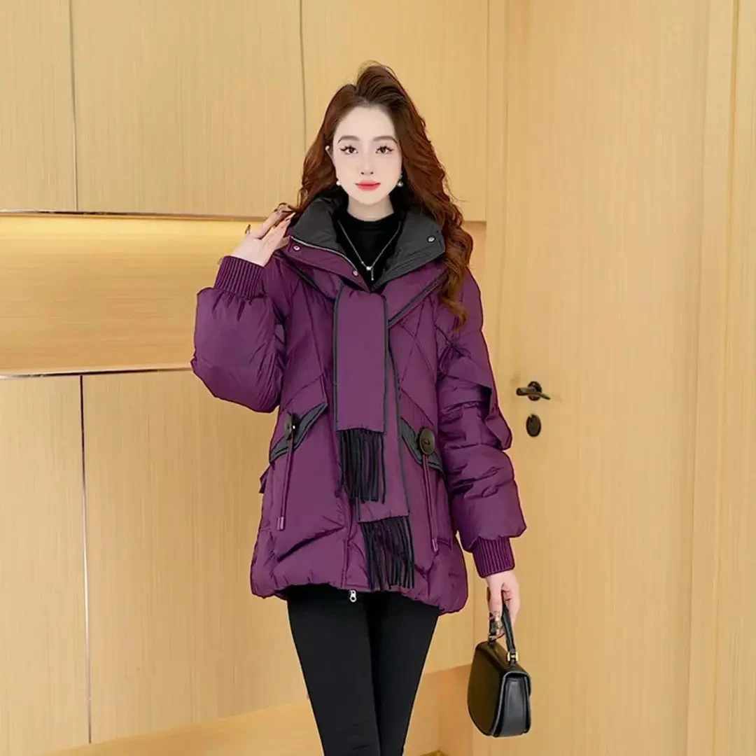 【羽绒服】冬季新款小个子减龄洋气休闲白鸭绒保暖羽绒服外套