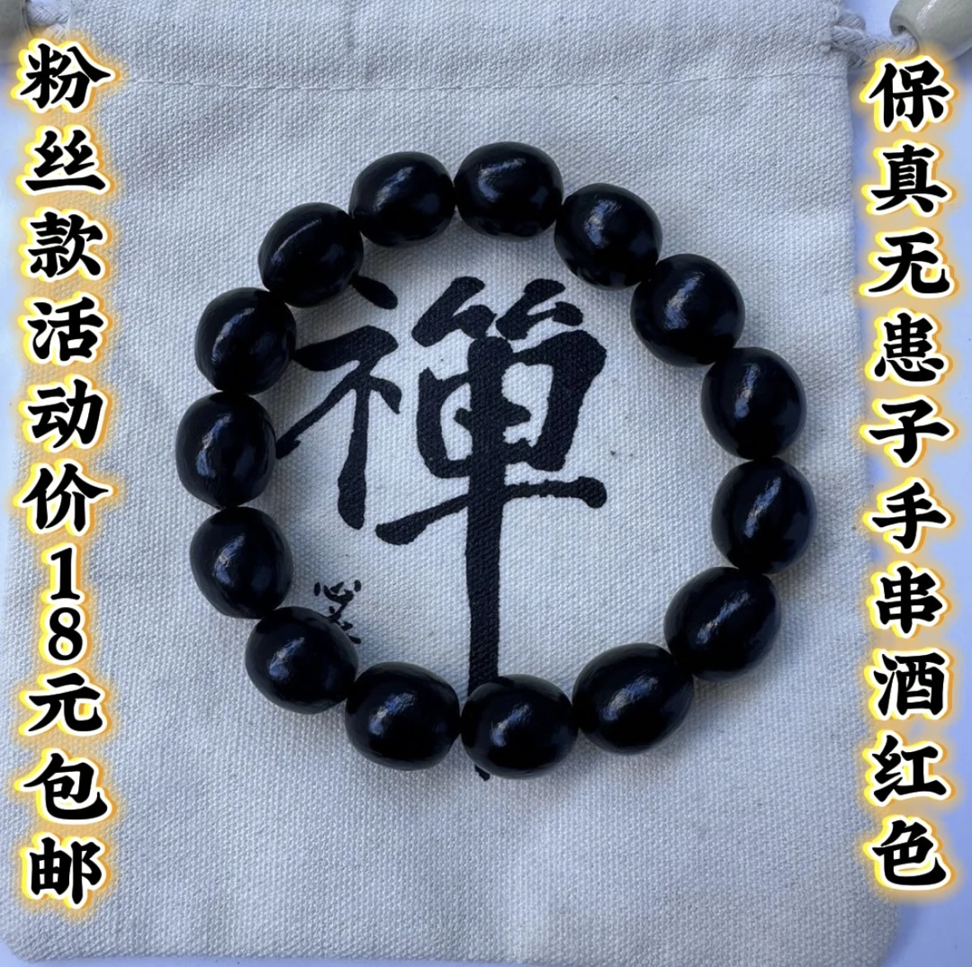 无患子把件最古老的菩提子清净顺心寓意无患子手串好运