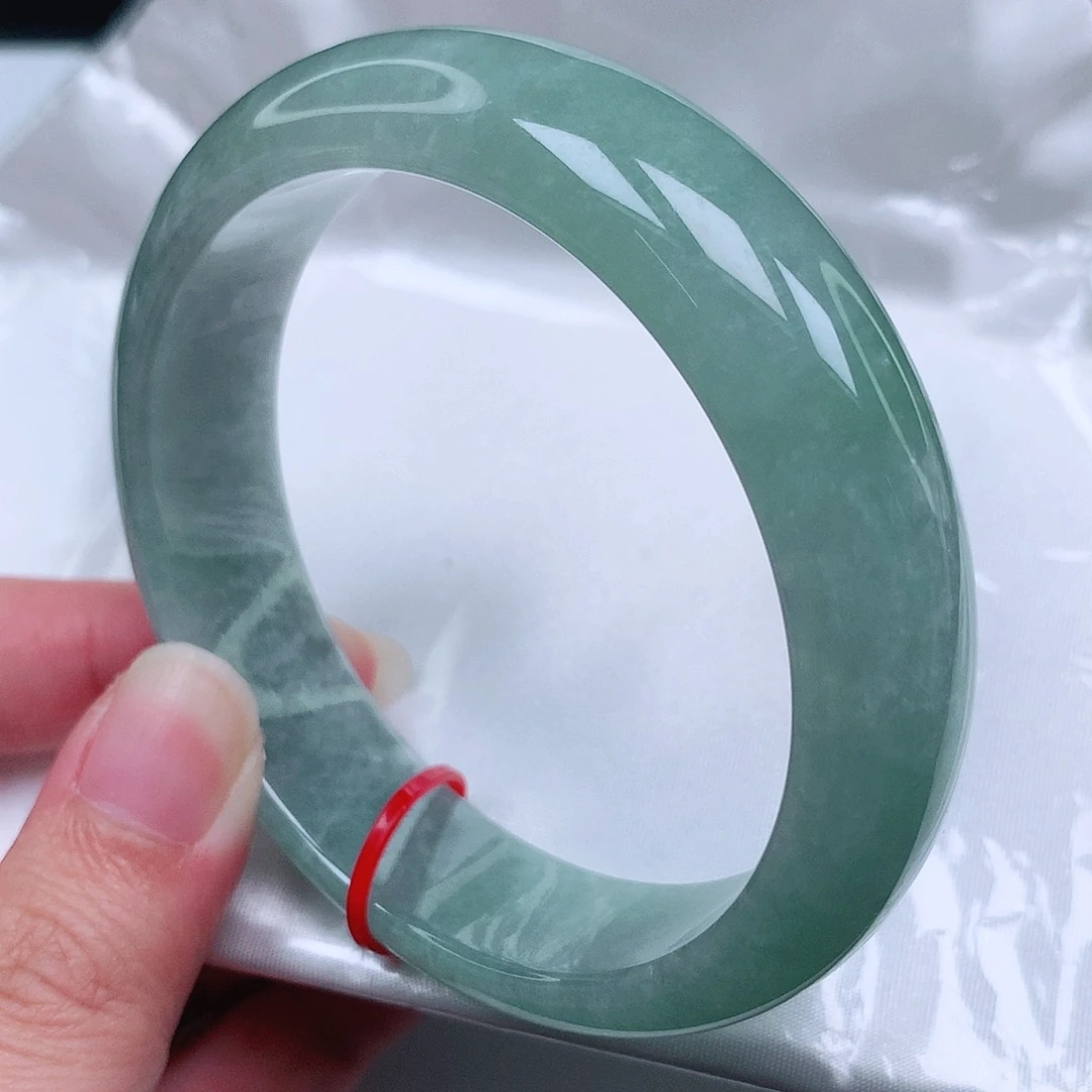 翡翠未镶嵌手镯60圈轮胎2431