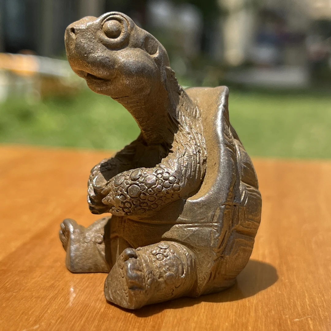 铸铁艺术可爱乌龟高级小众办公摆件装饰工艺收藏品直播间专属链接