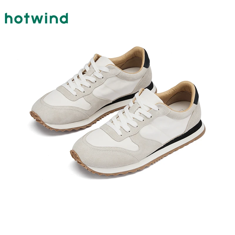 热风2025年春季新款男士鞋子舒适软底透气休闲鞋H11M热风男鞋