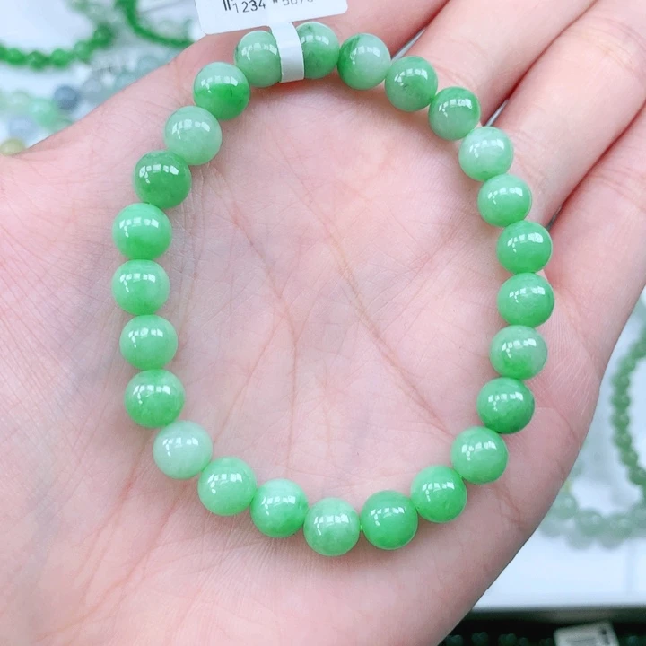 未镶嵌手链翡翠翡翠