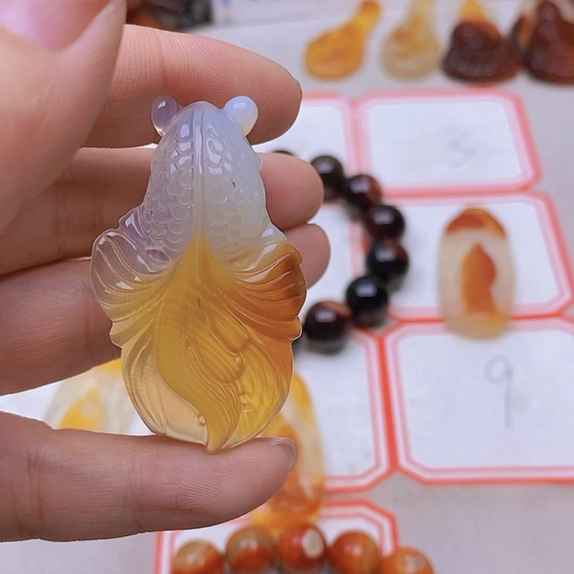 【闪购商品】玛瑙/玉髓未镶嵌珠宝半成品林*