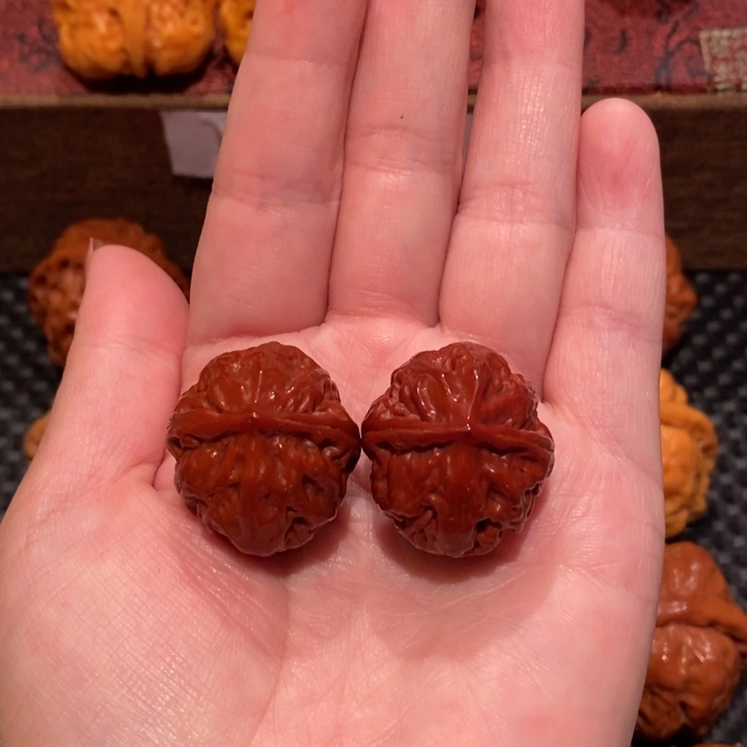 文玩核桃把件粗筋南瓜28 精品997