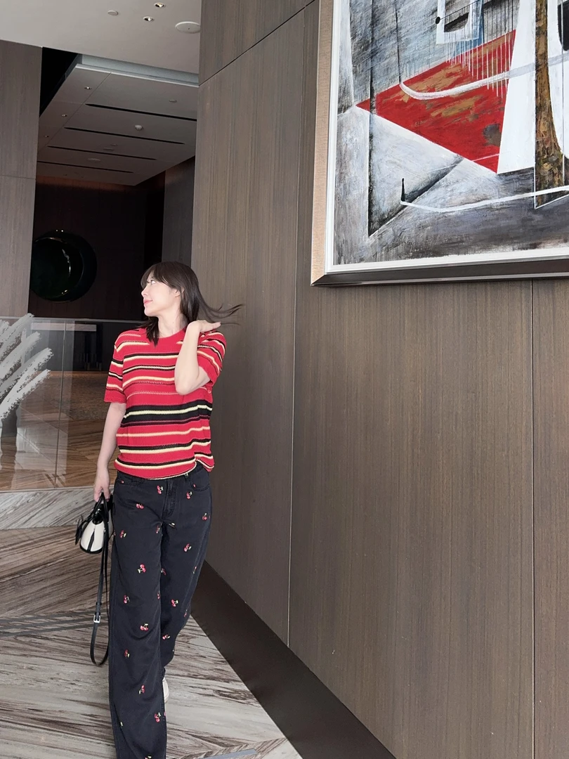 BETTER JOELAY-【自然之夜】时尚可爱百搭短袖T恤休闲风LL5855