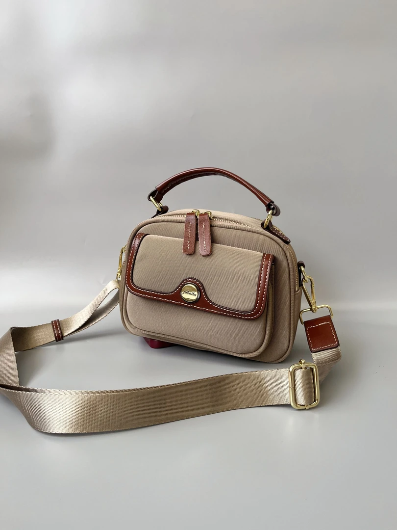 顺顺尼包包相机包时尚斜挎包潮流单肩轻奢休闲百搭尼龙布包