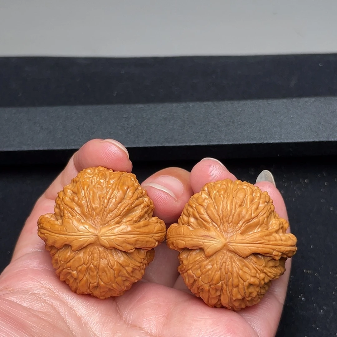 把件猴头核桃37×37精修打底球白狮子头XM3222
