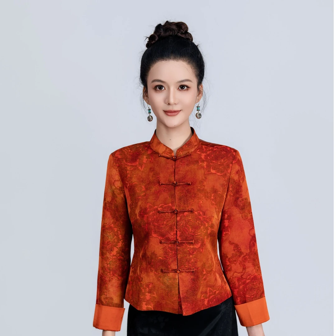 玉家人《曼橙》人丝傣族服装改良服饰中国风民族风