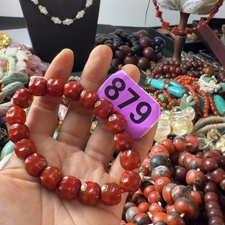 北***池玛瑙/玉髓未镶嵌颈饰