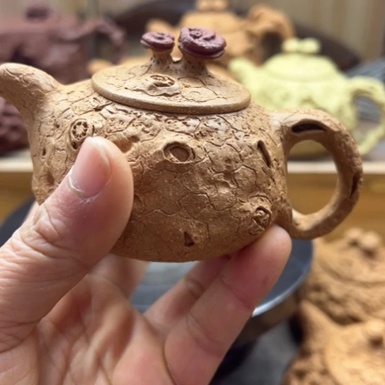 紫砂茶案全手工制作