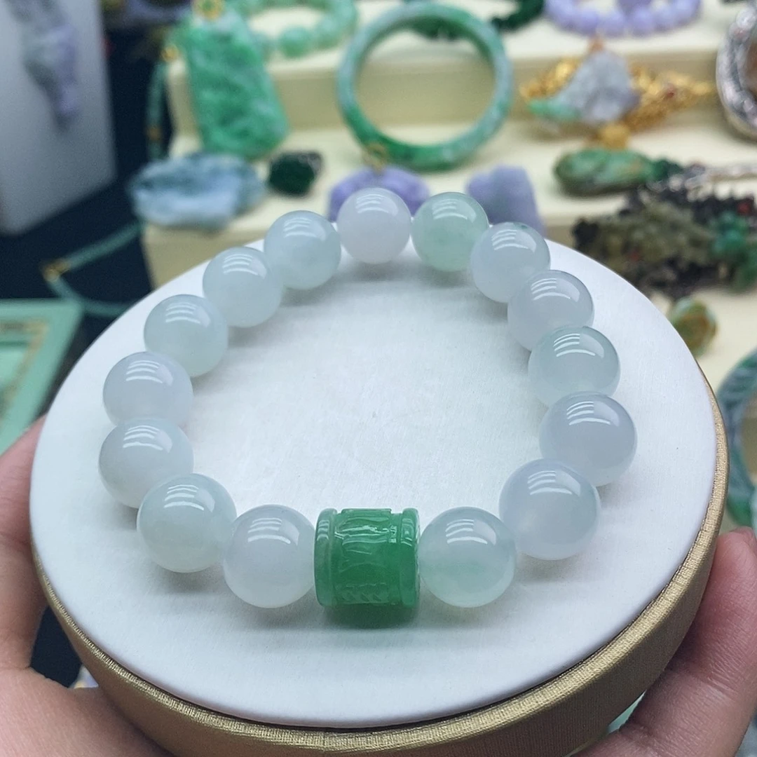 未镶嵌手串翡翠手串