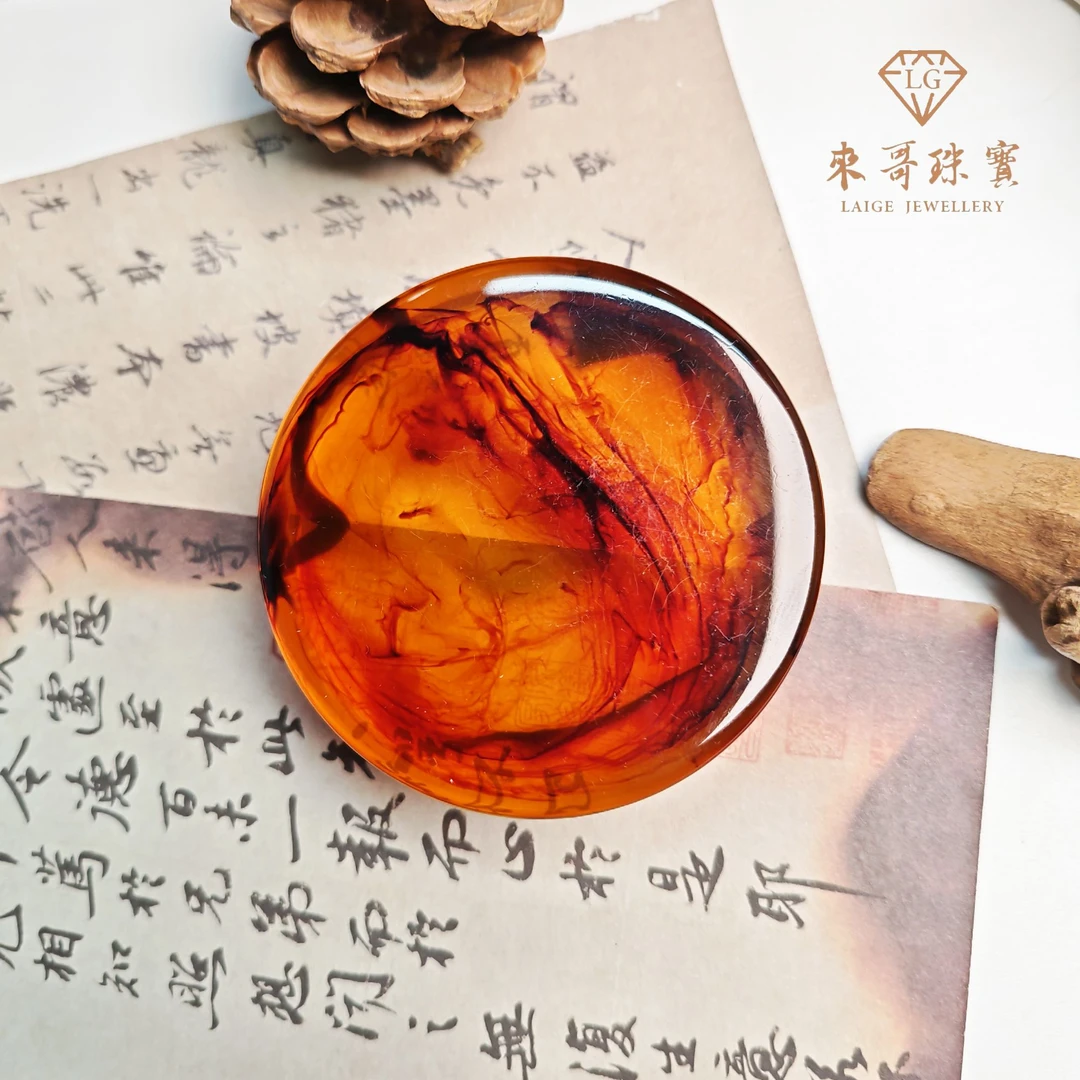 【正品灵草血药泊】高端收藏级老料子灵草泊泡澡镯心 多样性发一件