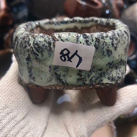 红陶粗陶花盆手工