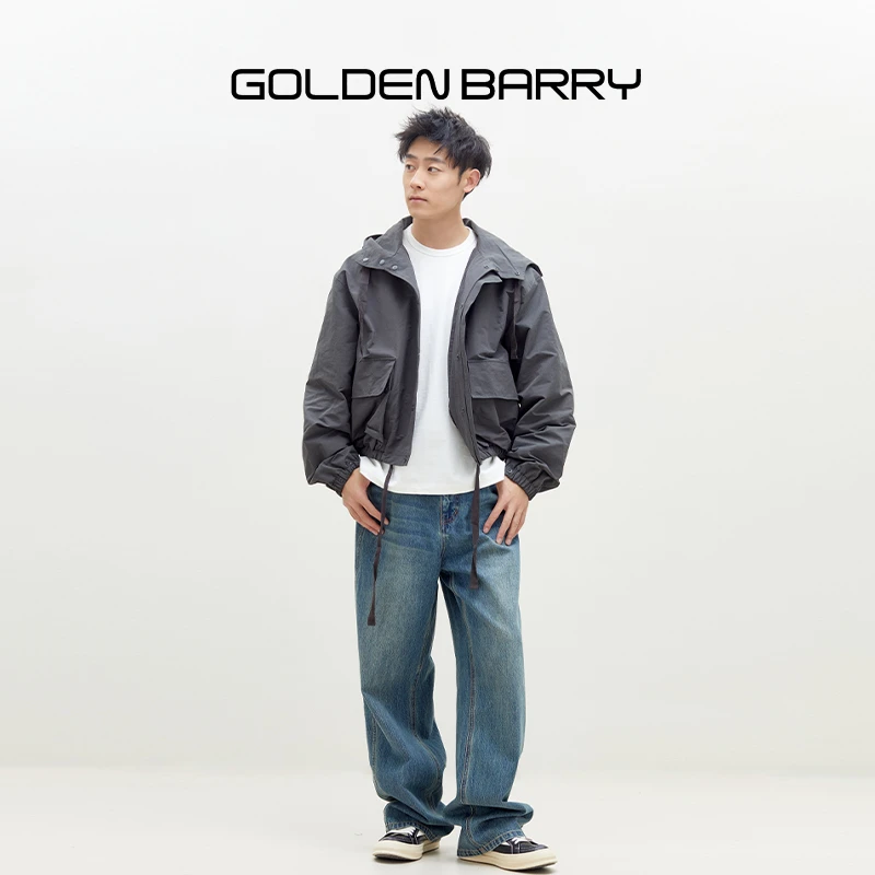 GOLDENBARRY|122150韩系休闲连帽外套