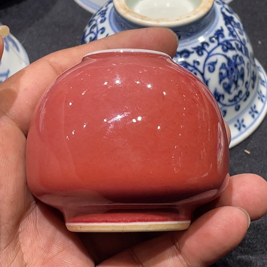 瓷片段*歪青花瓷器瓷片标本