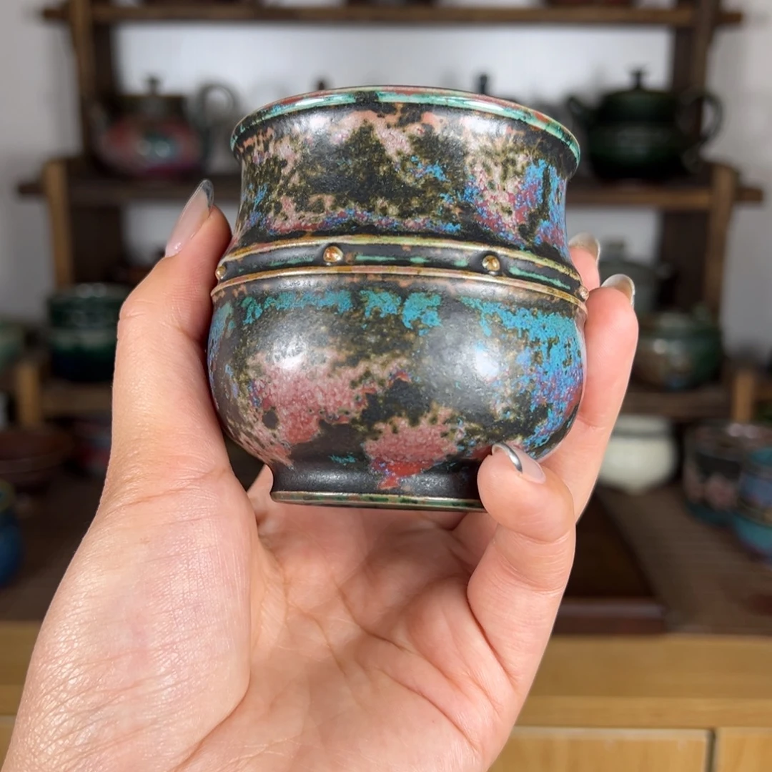 摆件陶李自伟钧瓷 神垕镇原产地