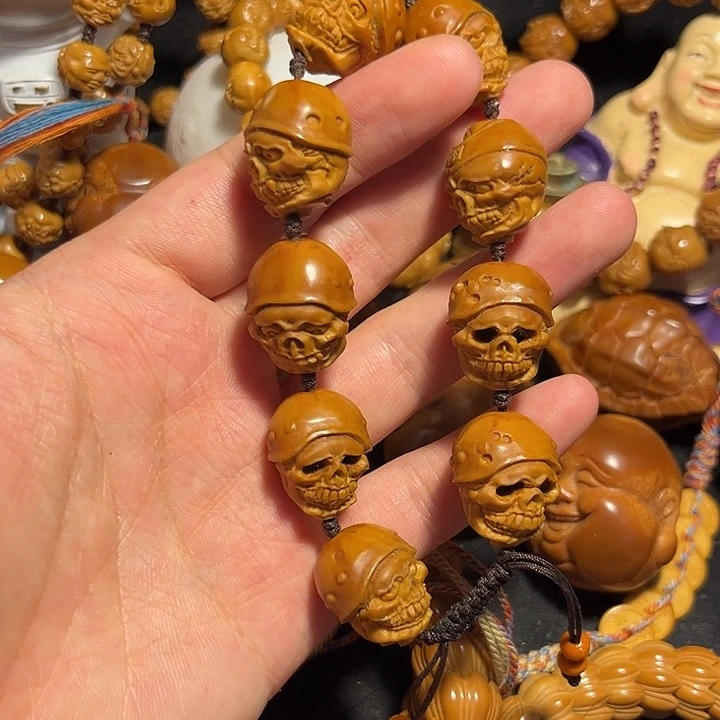 手串/手链橄榄核骷髅军团