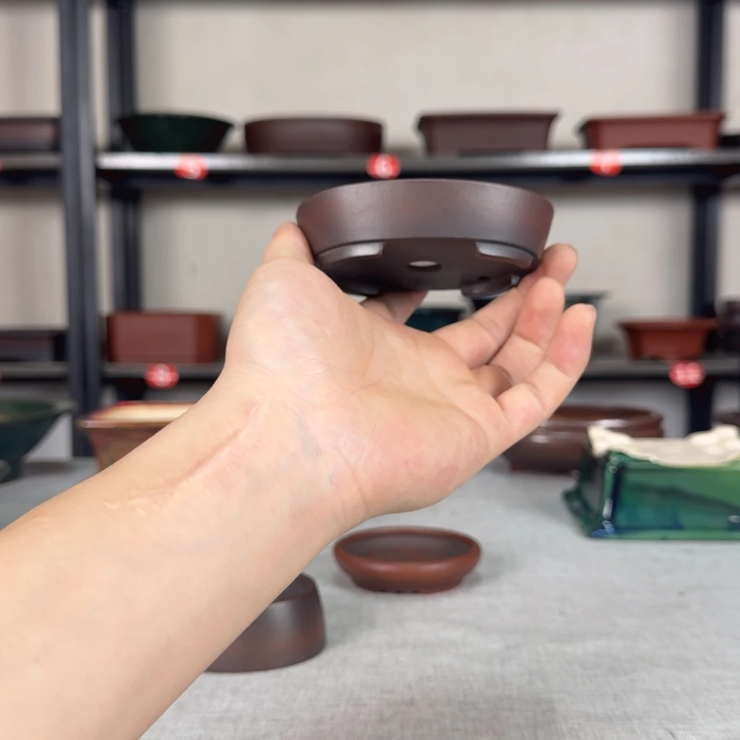 紫砂手工复古椭圆