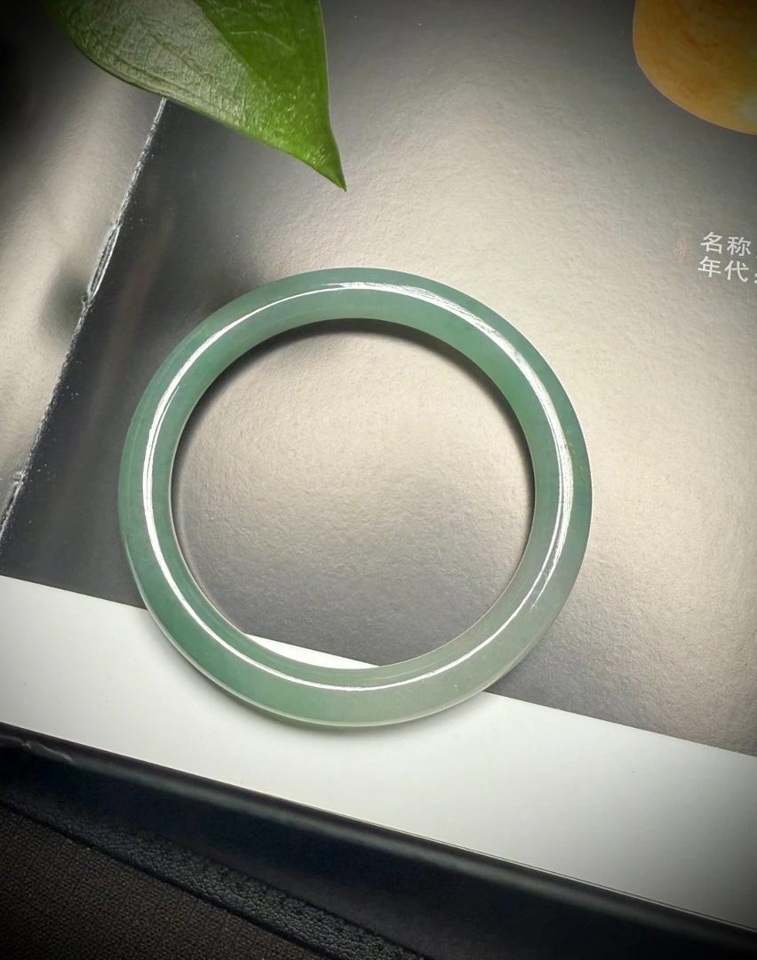 苏圈晴绿翡翠手镯