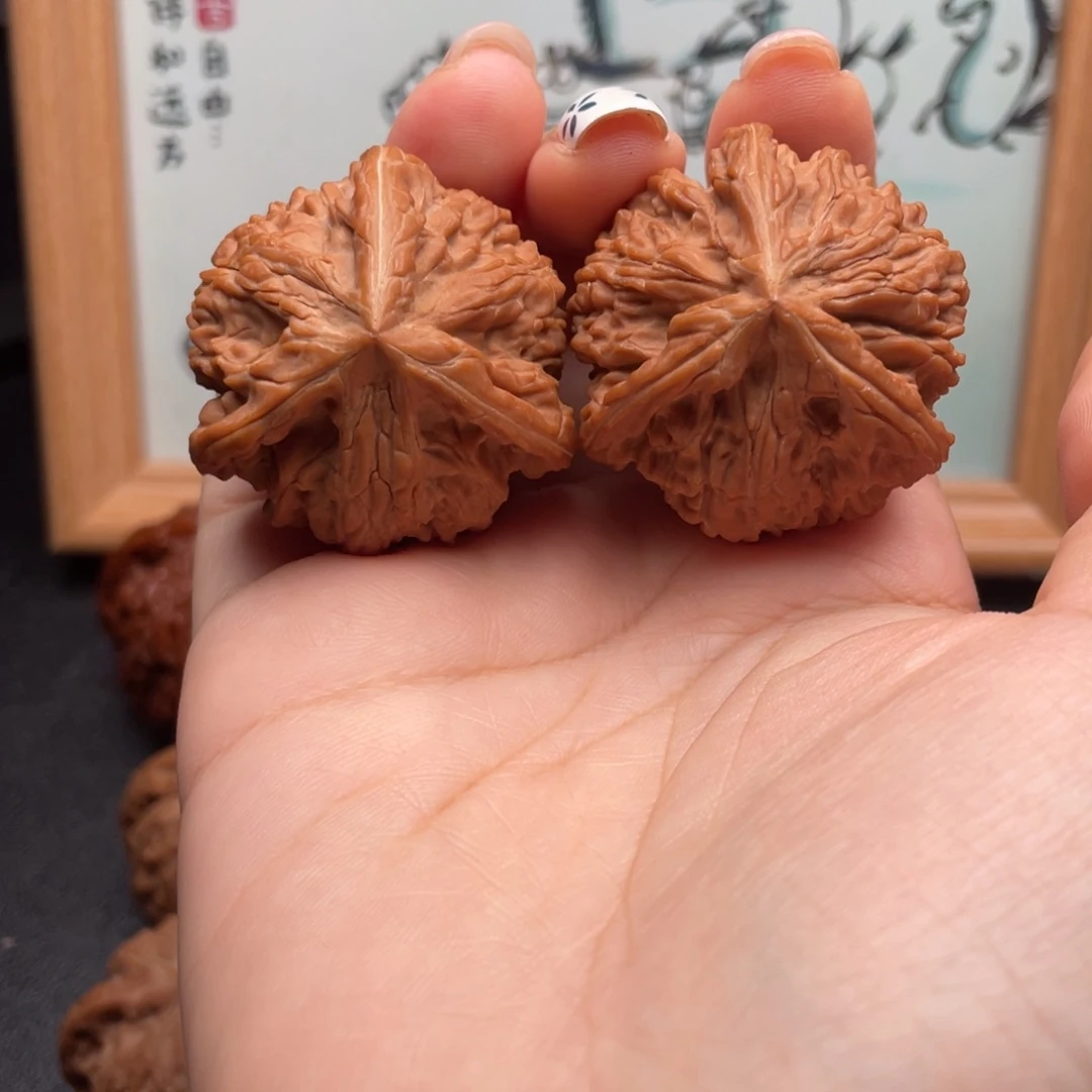 文玩核桃吊坠38全品文山三棱