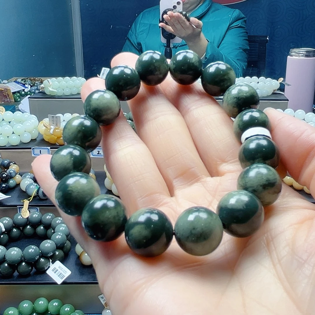 和田玉未镶嵌手链