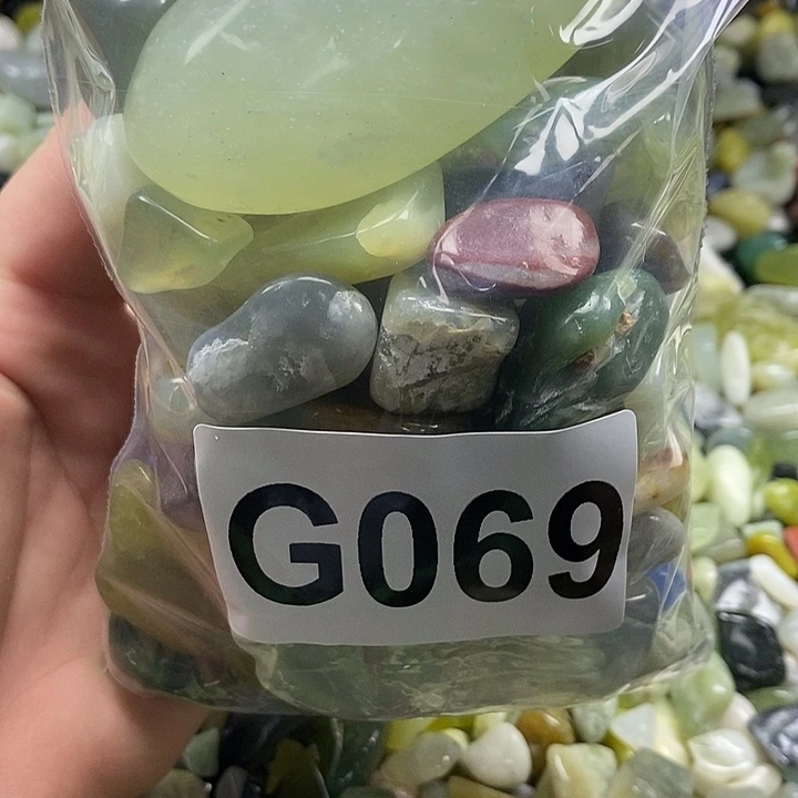 岫玉鱼缸石未镶嵌