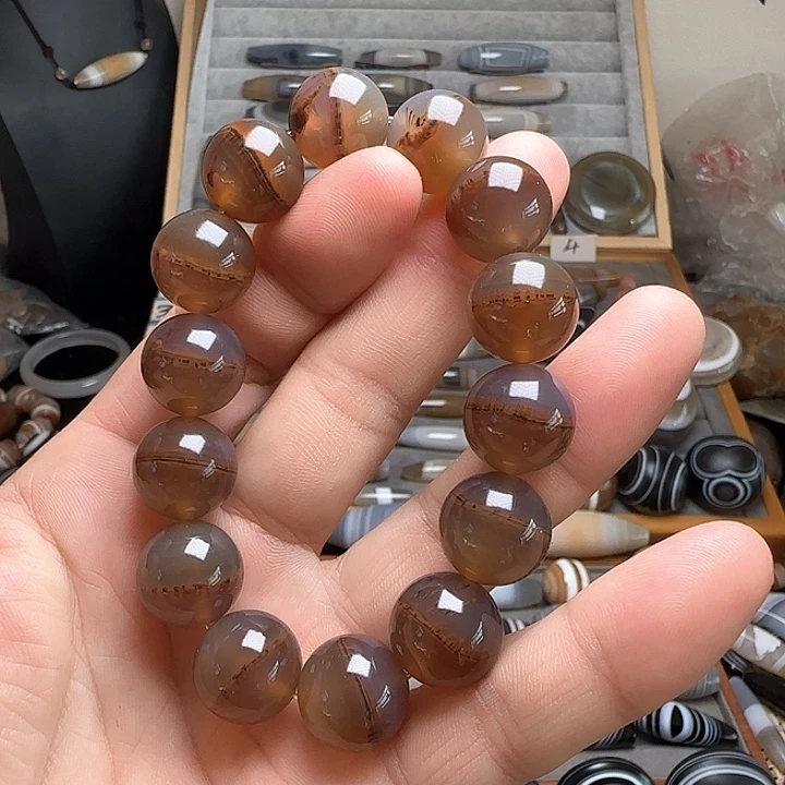 未镶嵌手串玛瑙/玉髓