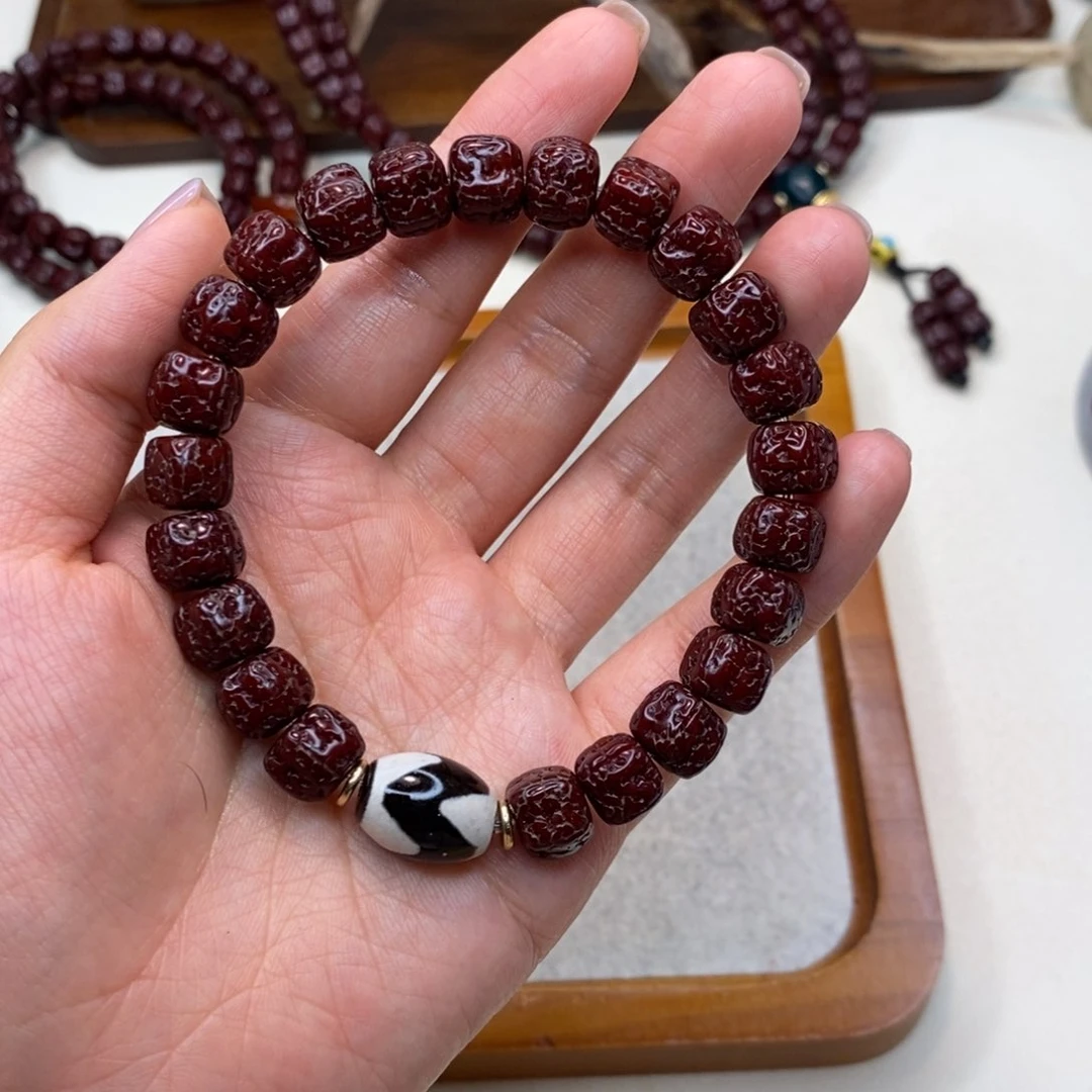 金刚菩提吊坠10盘龙单圈老