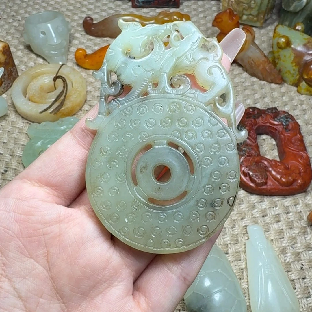 白玉菩提吊坠挂件
