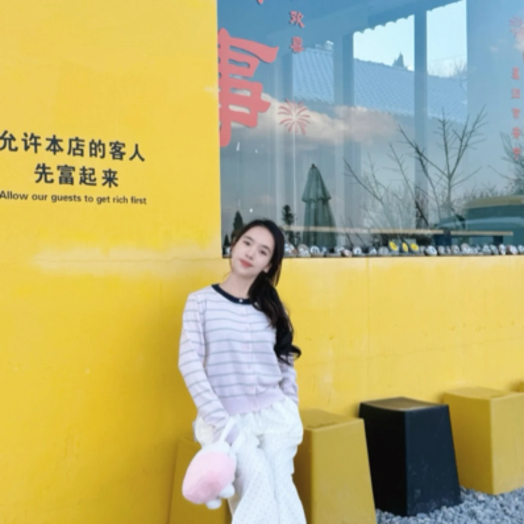 春款撞色针织开衫