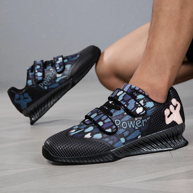 专业深蹲鞋举重鞋男女宽楦硬拉鞋室内平衡鞋负重力量综合训练鞋