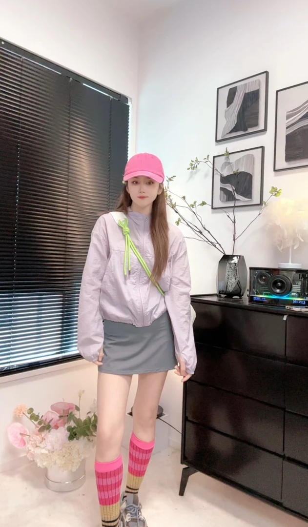 夏季新款小个子防晒衣女短款轻薄透气宽松速干外套时尚防晒服