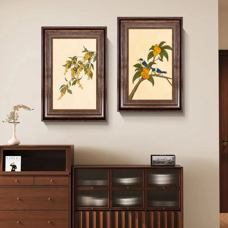 新中式中古餐厅床头手工砂岩美式儿童房男孩女孩房墙画卡通3045*2