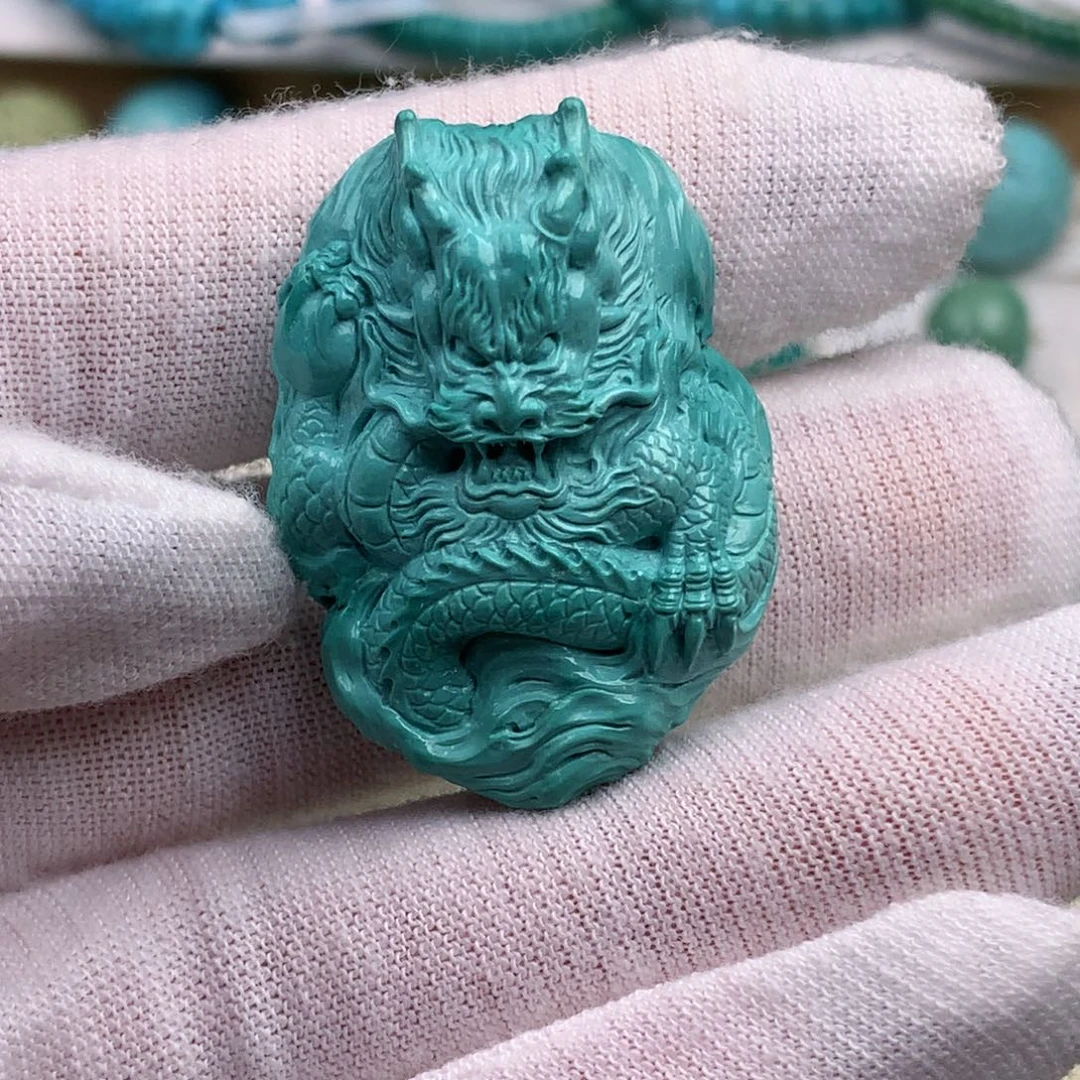 未镶嵌绿松石珠宝奇石