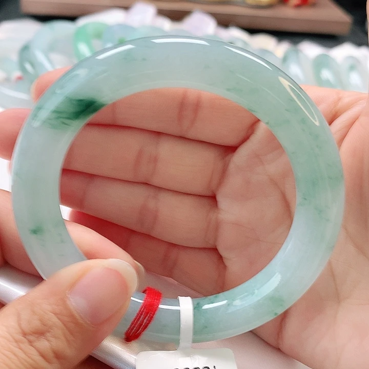 未镶嵌手镯翡翠57胖圆