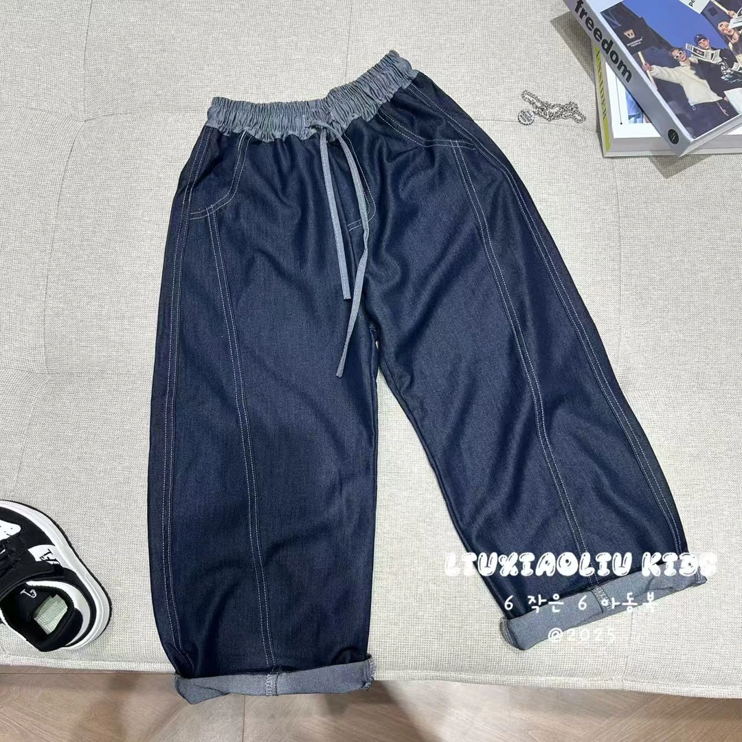 杭州六小六正版BY LIUXIAOLIU夏季儿童牛仔裤19923
